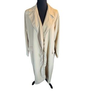 NWOT HYFVE light weight trench/duster coat,‎ small